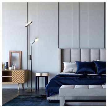 Stojací LED lampa OPHUS černá 1