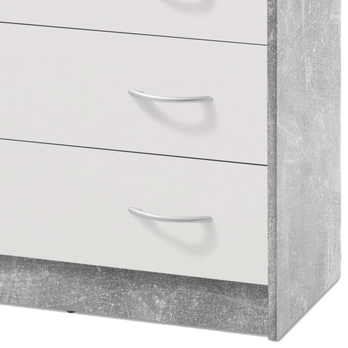 Komoda OPTIMUS 38-008 bílá/beton 2