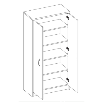Skříň OPTIMUS 70-001 buk 1