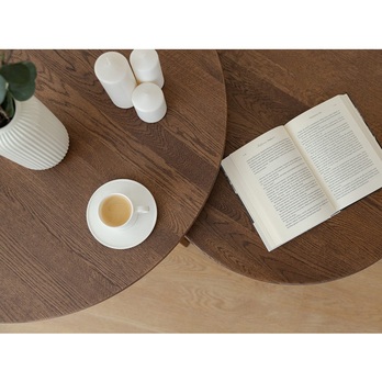 Konferenční stolek ORB tabáková hnědá, 90 cm 3