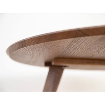 Konferenční stolek ORB tabáková hnědá, 90 cm 4