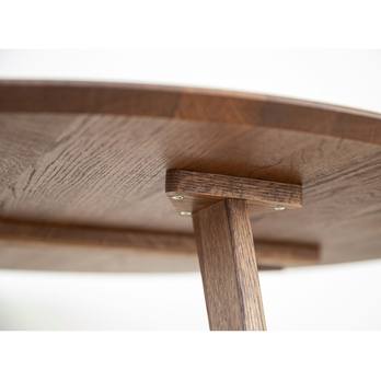 Konferenční stolek ORB tabáková hnědá, 90 cm 5