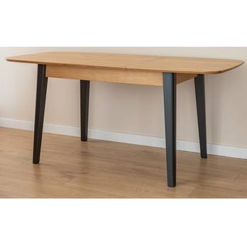 Jídelní stůl  ORB dub/černá, 165x80 cm 1