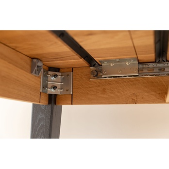 Jídelní stůl  ORB dub/černá, 165x80 cm 6