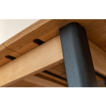 Jídelní stůl  ORB dub/černá, 165x80 cm 7