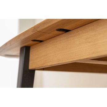 Jídelní stůl  ORB dub/černá, 165x80 cm 8