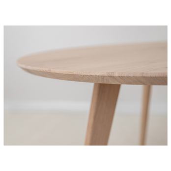 Konferenční stolek ORB bělený dub, 90 cm 3