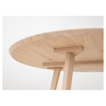 Konferenční stolek ORB bělený dub, 90 cm 5