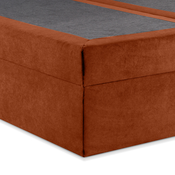 Postel s matrací ORES 2 oranžová, 180x200 cm 4