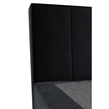 Postel s matrací ORES 2 tmavě šedá, 160x200 cm 4