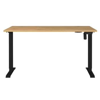Psací stůl ORFI dub grandson/černá, šířka 140 cm 2