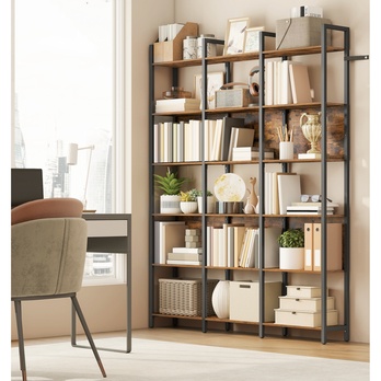 Regál ORIVE 3 hnědá/antracitová 1