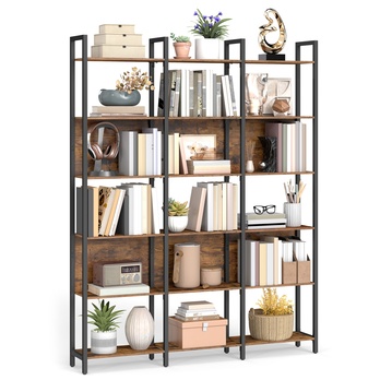 Regál ORIVE 3 hnědá/antracitová 2