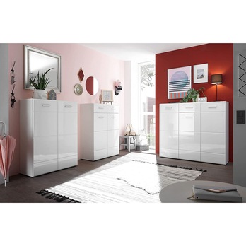 Botníková komoda ORLANDO III bílá 1