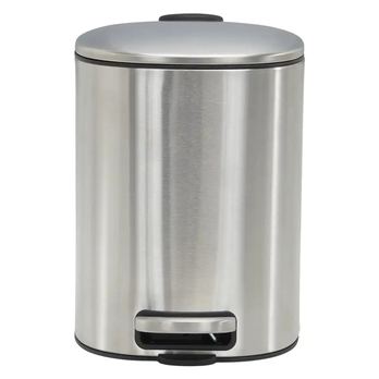 Odpadkový koš ORMUS stříbrná, 5 l 2