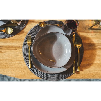 Sada příborů ORO 16 ks, nerez, zlatá, matná 1