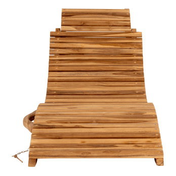 Zahradní lehátko ORRAITO teak 2
