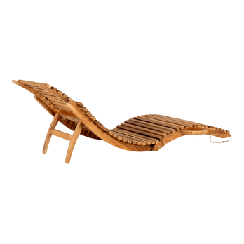 Zahradní lehátko ORRAITO teak 3