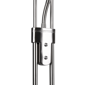 Stojací LED lampa ORSON matný nikl/alabastrové sklo 6