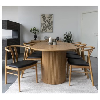 Jídelní židle  ORTINORO dub/černá 2