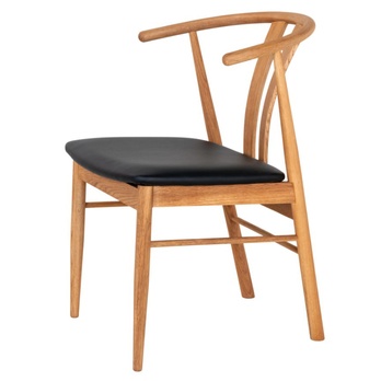 Jídelní židle  ORTINORO dub/černá 4