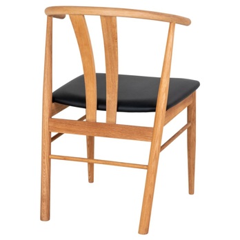 Jídelní židle  ORTINORO dub/černá 5