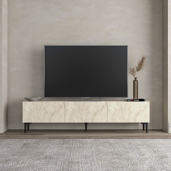 TV stolek OSCAR travertin 1