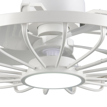 Závěsné LED svítidlo s ventilátorem OSLO bílá 1