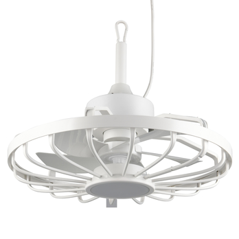 Závěsné LED svítidlo s ventilátorem OSLO bílá 2