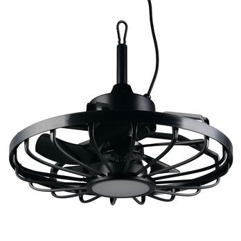 Závěsné LED svítidlo s ventilátorem OSLO černá 2