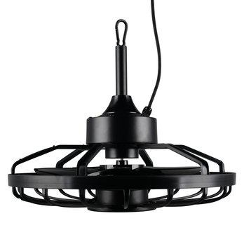 Závěsné LED svítidlo s ventilátorem OSLO černá 3