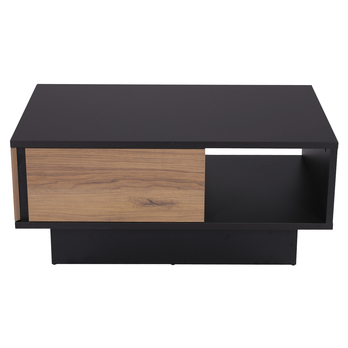 Konferenční stolek OSMOND šedá/dub catania/černá 2