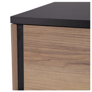 Konferenční stolek OSMOND šedá/dub catania/černá 5