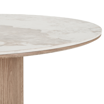 Jídelní stůl OTHINS III bílá/hnědá 2