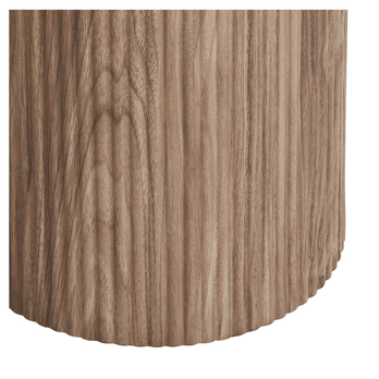 Přístavný stolek OTHINS bílá/hnědá 4