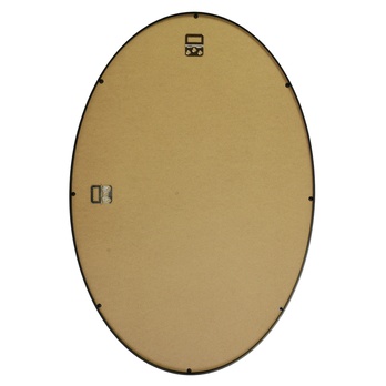 Zrcadlo OVAL černá 2