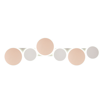 Stropní svítidlo OVELA kávová/krémová 5