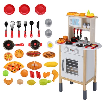 Dětská kuchyňka OVEN přírodní/bílá 5