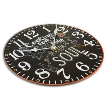 Nástěnné hodiny OVIEDO černá/bílá, ⌀ 30 cm 1
