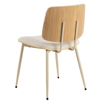 Jídelní židle OWEN béžová/šedá 3