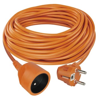 Prodlužovací spojka P01120 oranžová, 1 zásuvka, 20 m 1