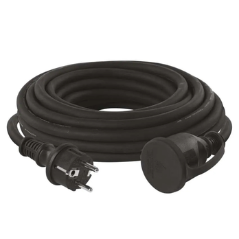 Prodlužovací spojka P01710 černá, 1 zásuvka, 10 m 1