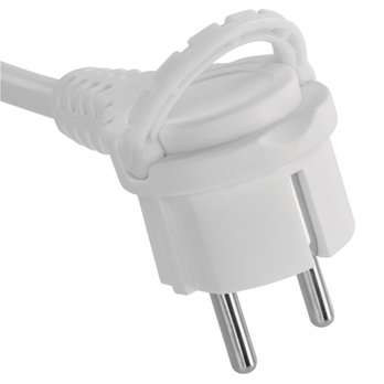 Prodlužovací kabel P0211E bílá, 2 zásuvky, 2xUSB, 1xUSB-C, délka 1,4 m 2