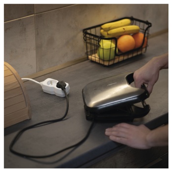 Prodlužovací kabel P0213 bílá, 2 zásuvky, délka 3 m 2