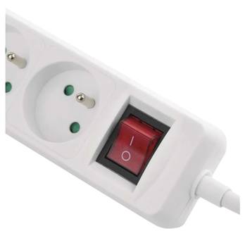 Prodlužovací kabel s vypínačem P1312CU bílá, 3 zásuvky, 1x USB-A, 1x USB-C, délka 2 m 3