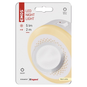 Noční lampa do zásuvky P3326 bílá 4