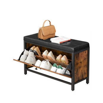 Botníková lavice PADD hnědá/černá 3