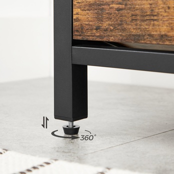 Botníková lavice PADD hnědá/černá 4