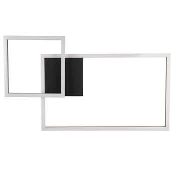 Stropní LED svítidlo PADELLA černá/kov 6