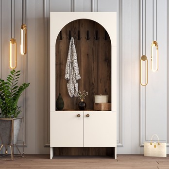 Předsíňová sestava  PALERMO 1 krémová/ořech 3